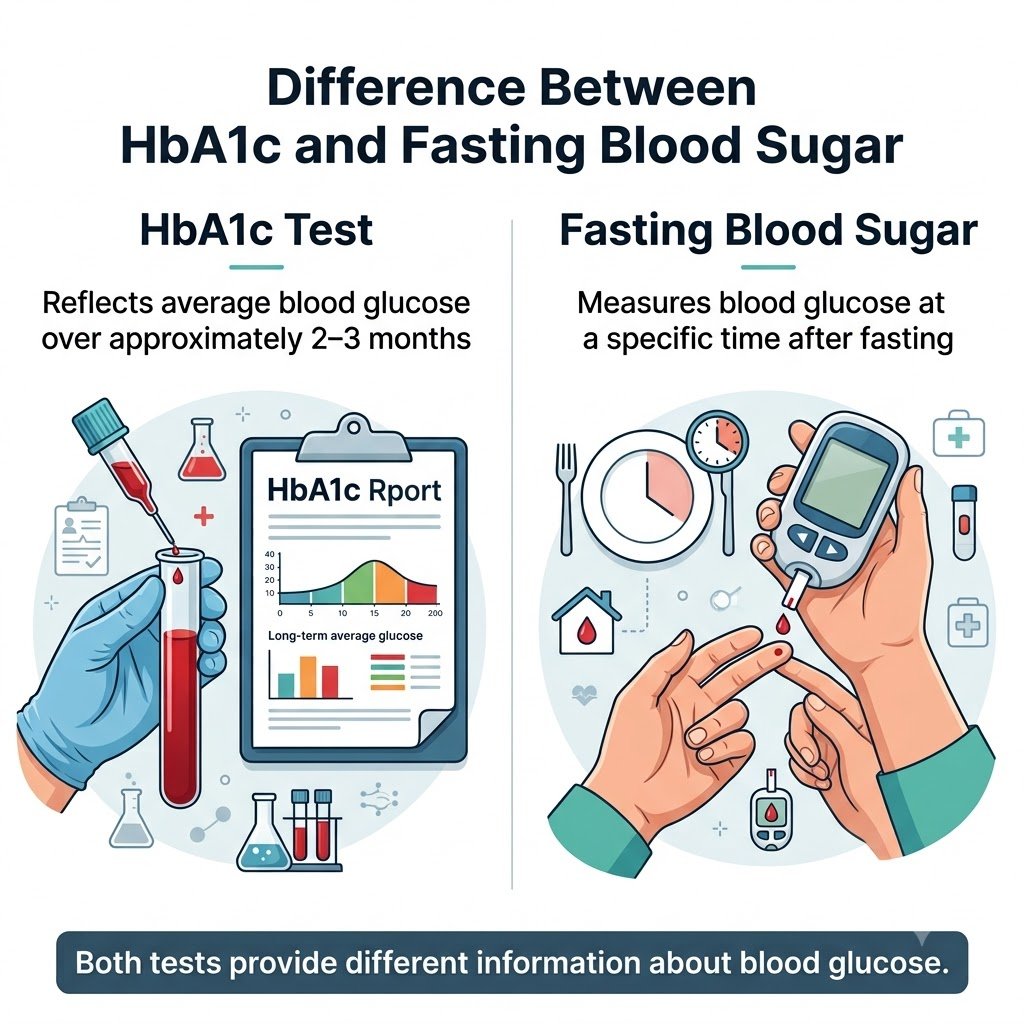HbA1c Test: Normal Range, Prediabetes & Diabetes Levels Comparison of HbA1c and fasting blood sugar tests
