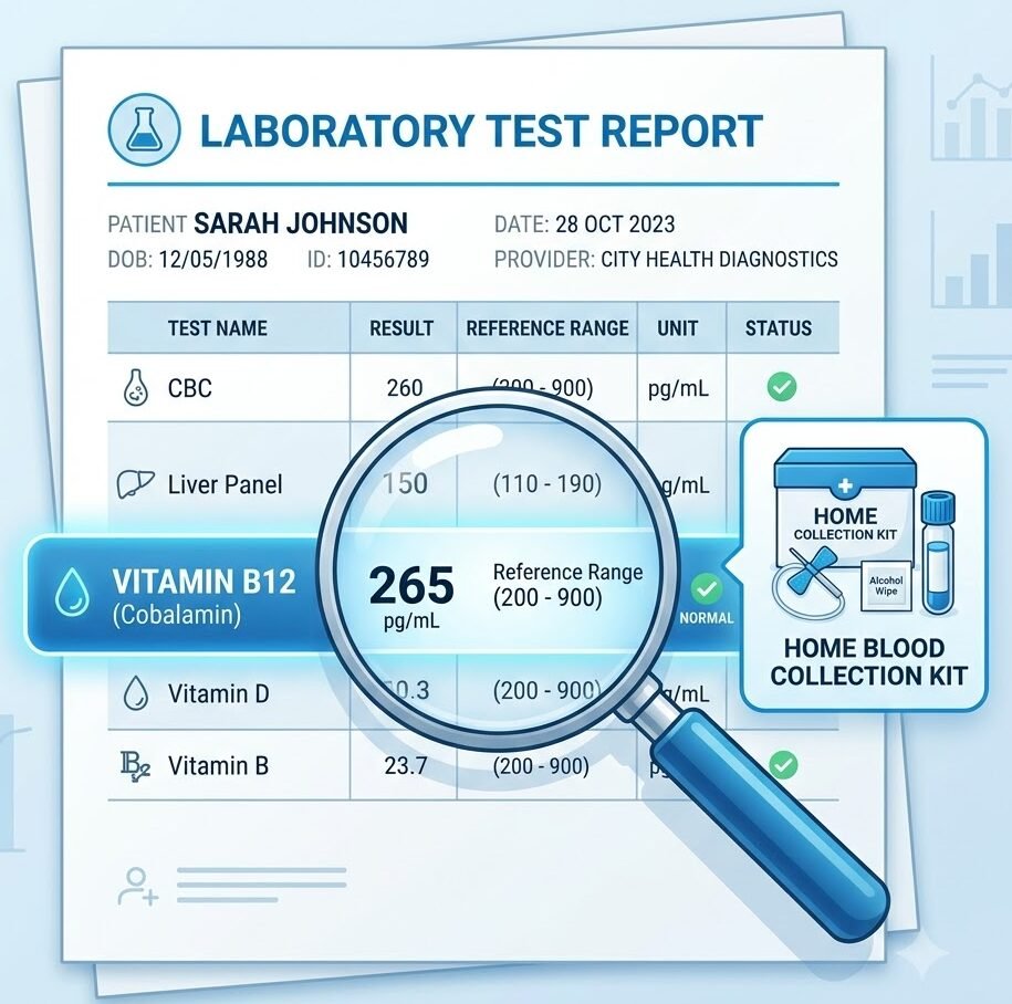 Understanding your Vitamin B12 blood test report