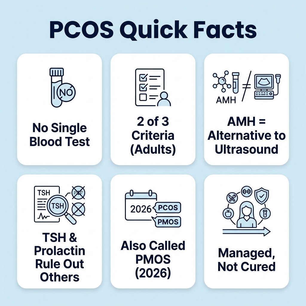 Quick facts about PCOS diagnosis and testing