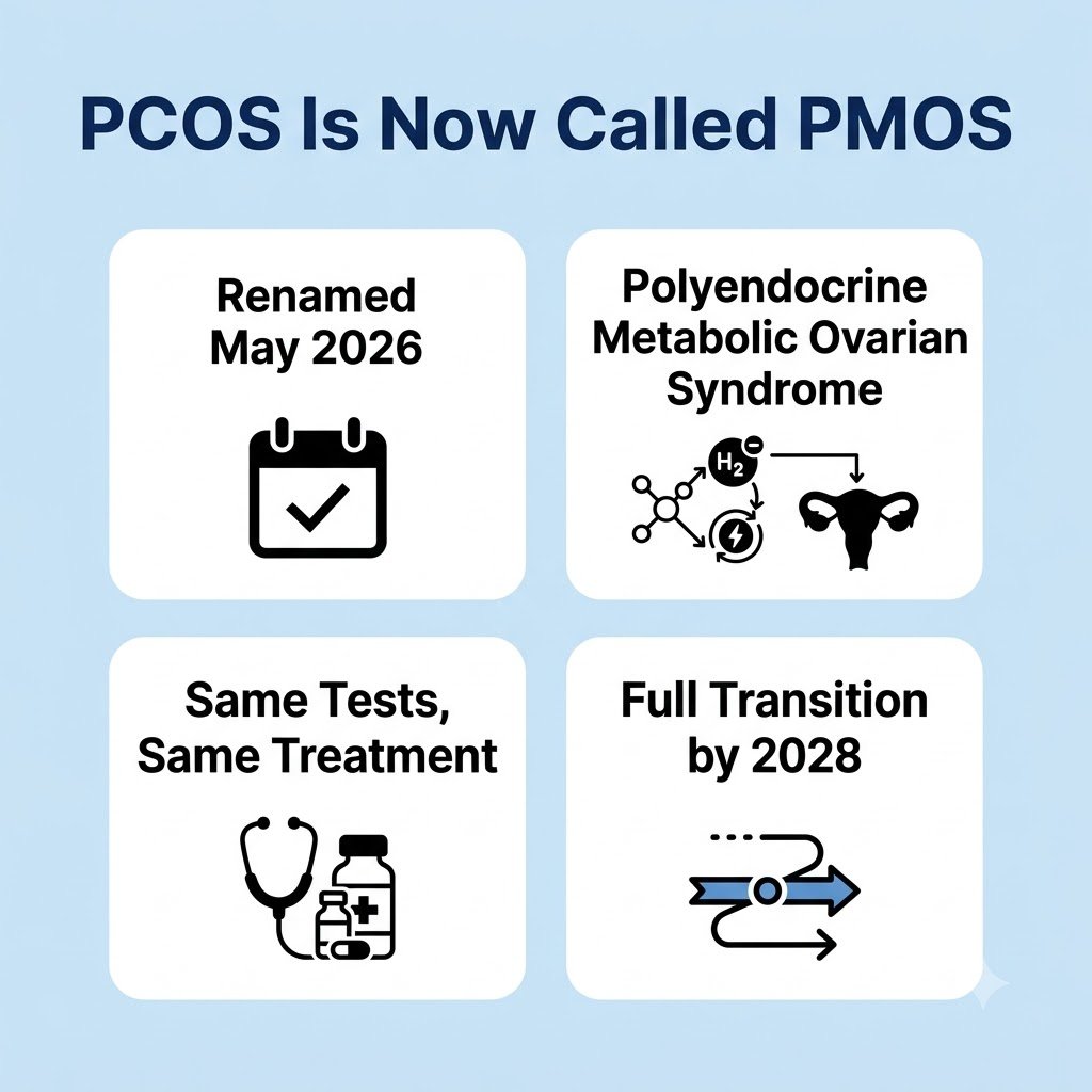 PCOS officially renamed to PMOS in 2026 explained