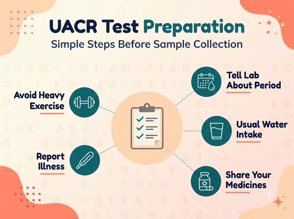 UACR Test Normal Range: Results, High Levels & Preparation Checklist of how to prepare for a UACR urine test